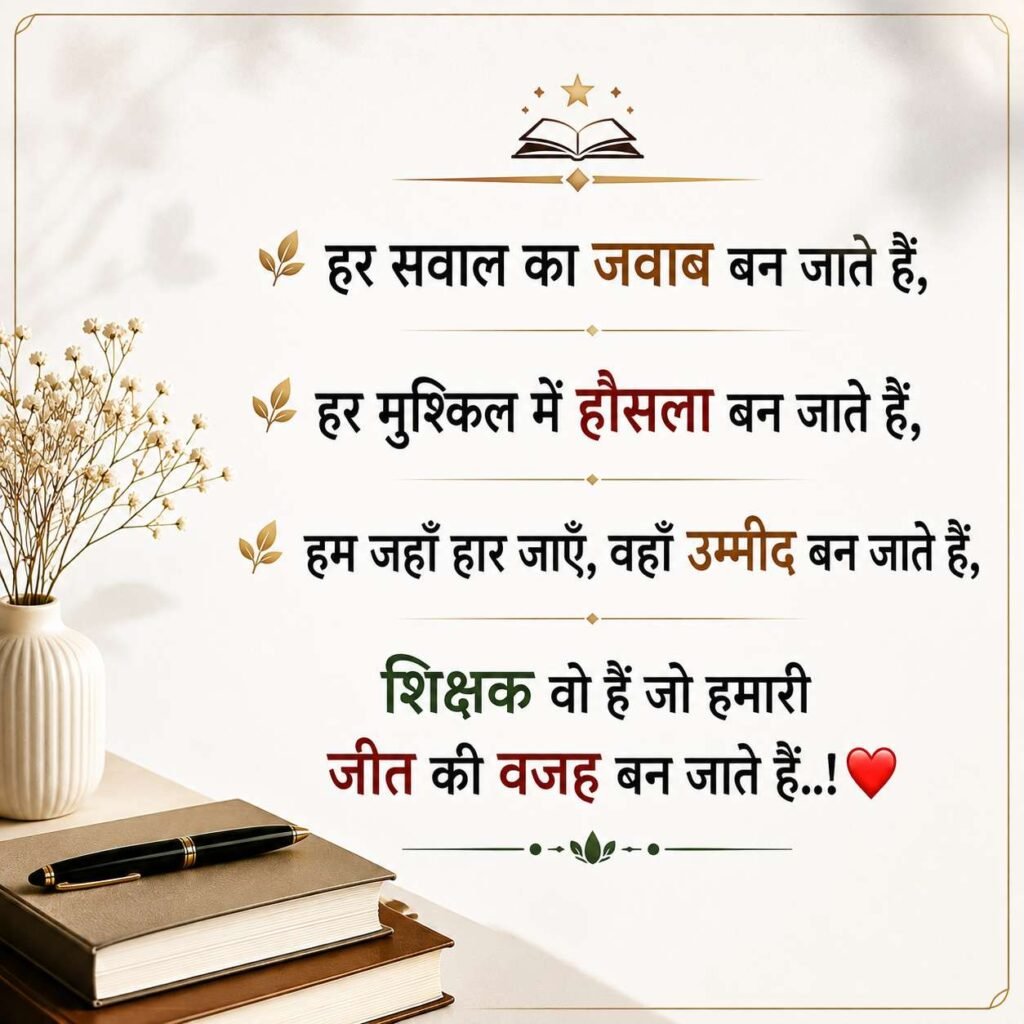 Favourite Teacher Shayari