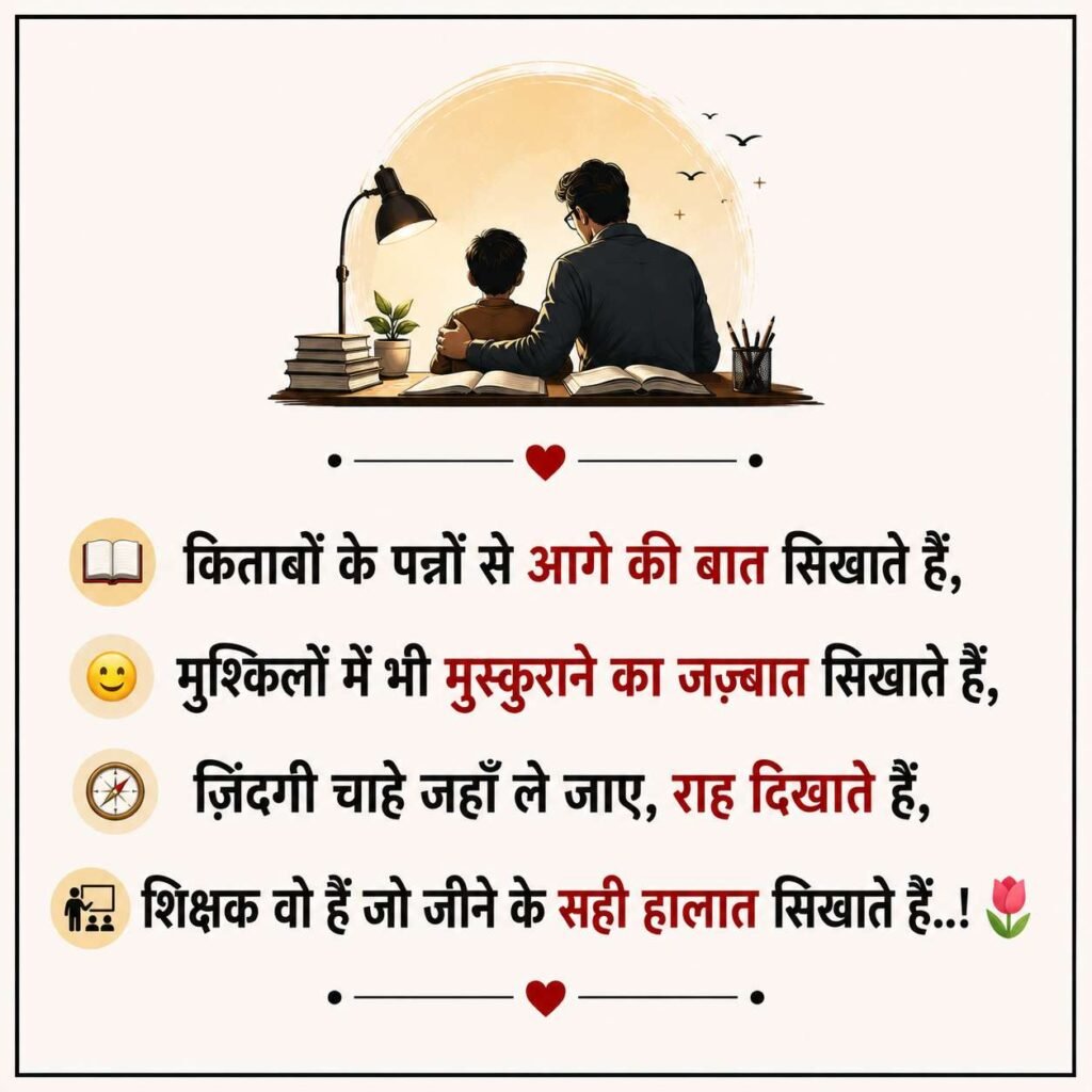 Motivational Shayari on Teacher