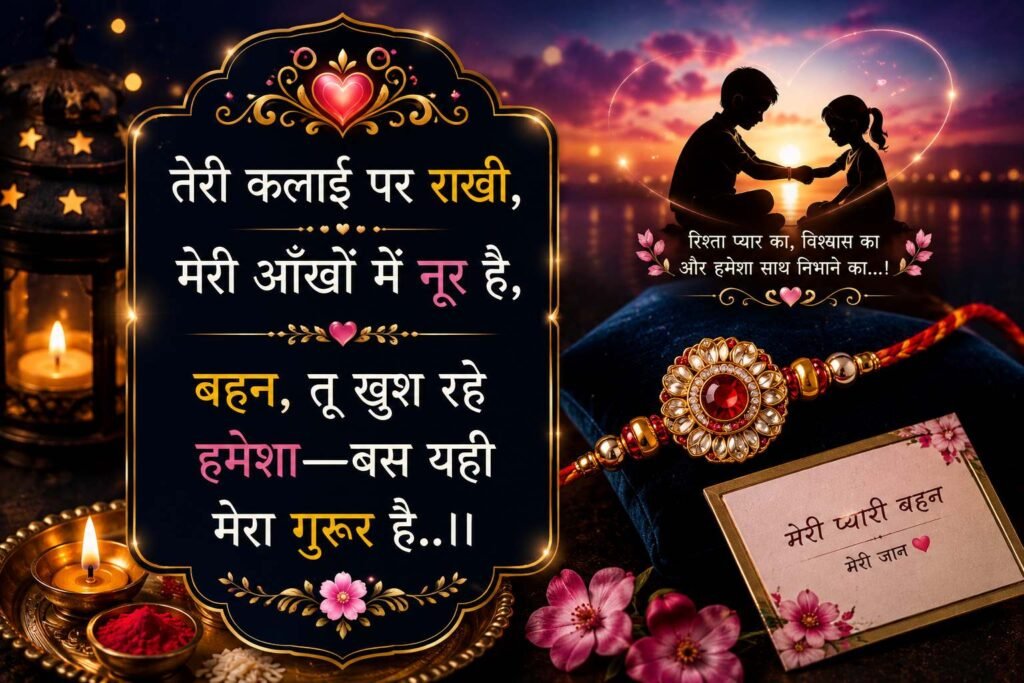 Raksha Bandhan Sad Shayari 2026
