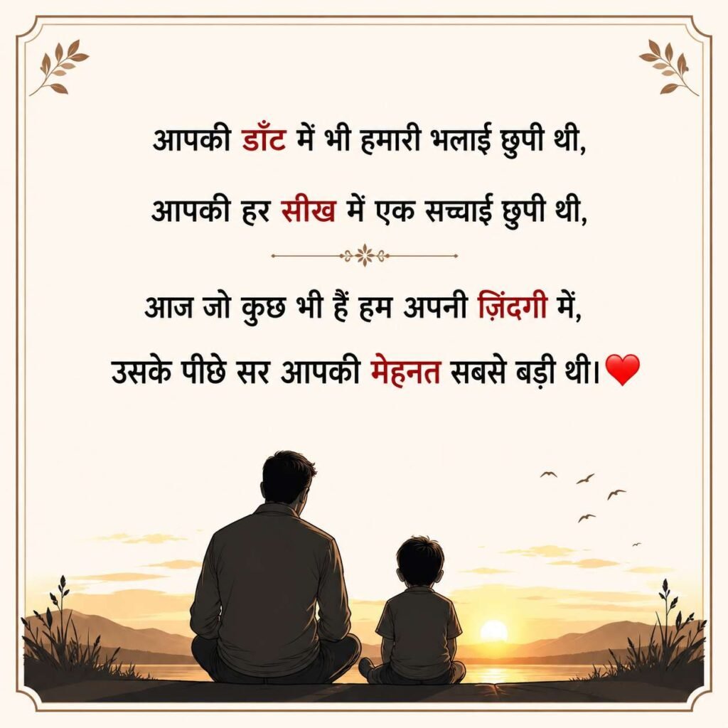 टीचर के लिए शायरी