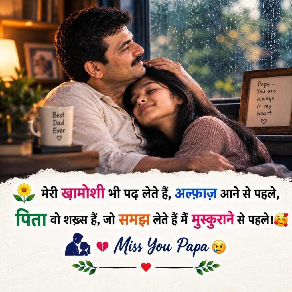 Miss You Papa Shayari in Hindi