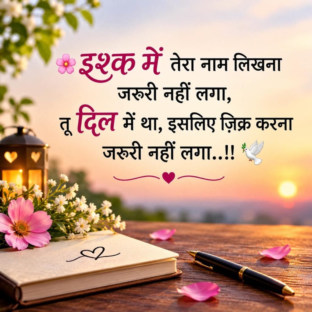 2 Line Love Shayari for Girlfriend
