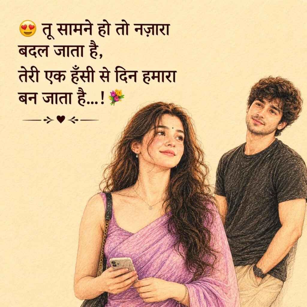 2 Line Shayari for wife