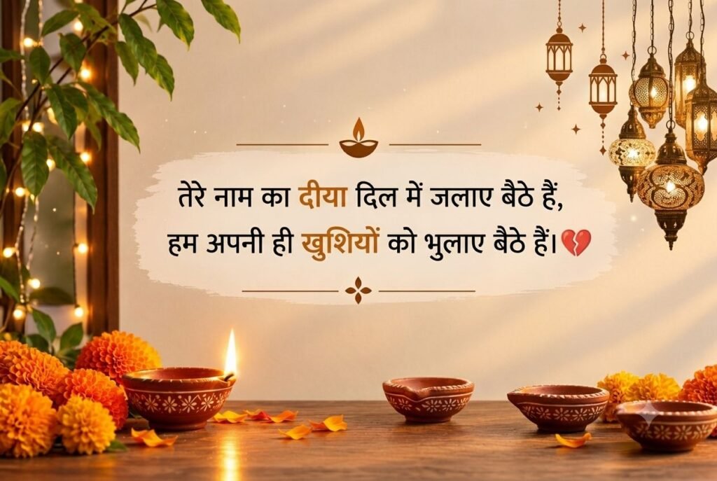 Alone Diwali Shayari