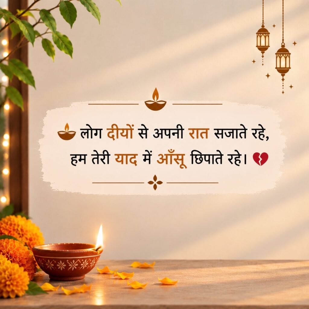 Broken Heart Diwali Shayari