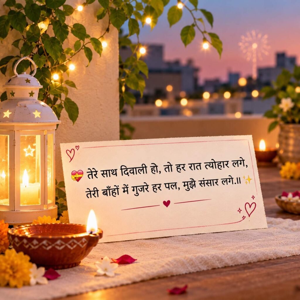 Diwali Romantic Shayari