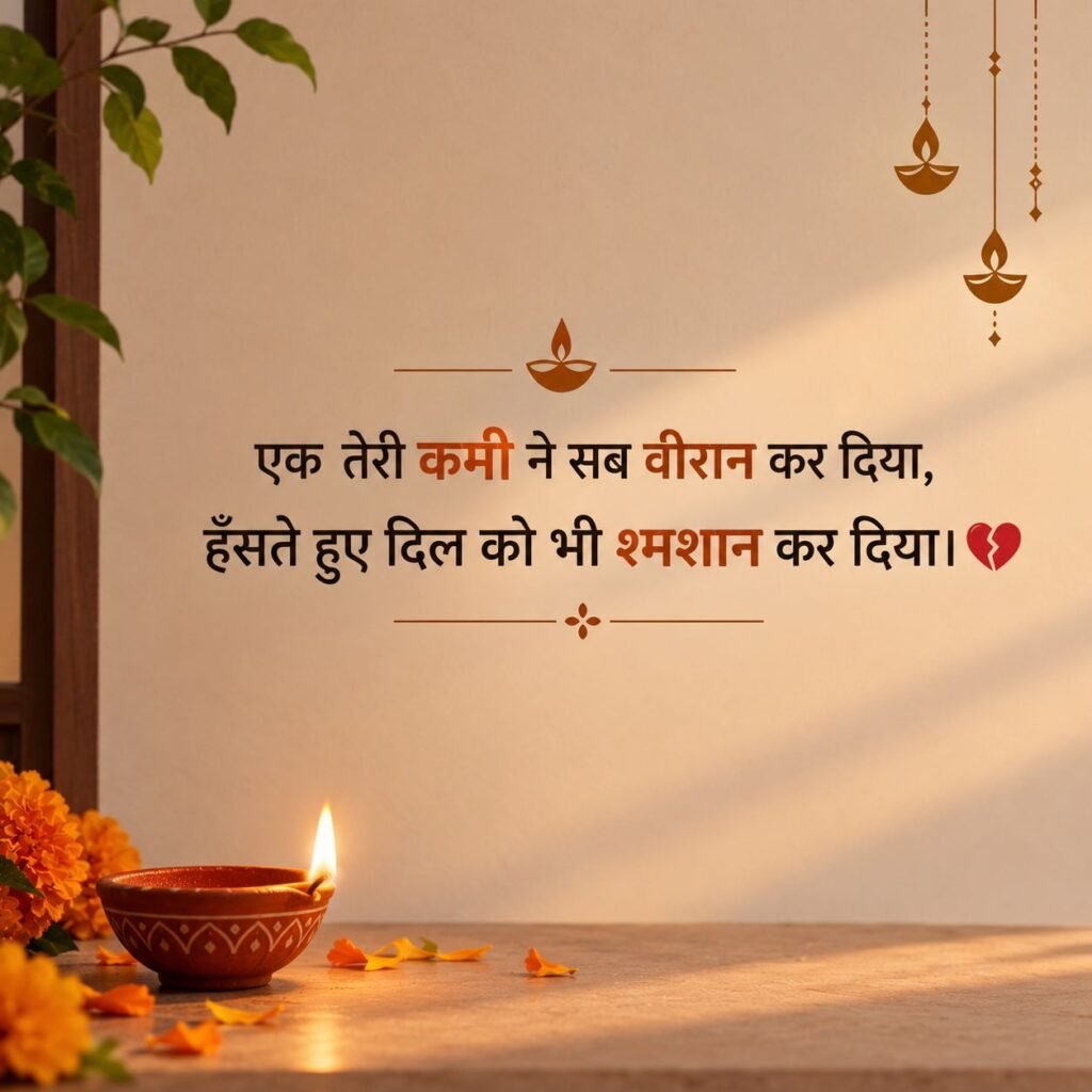 Diwali Sad Shayari