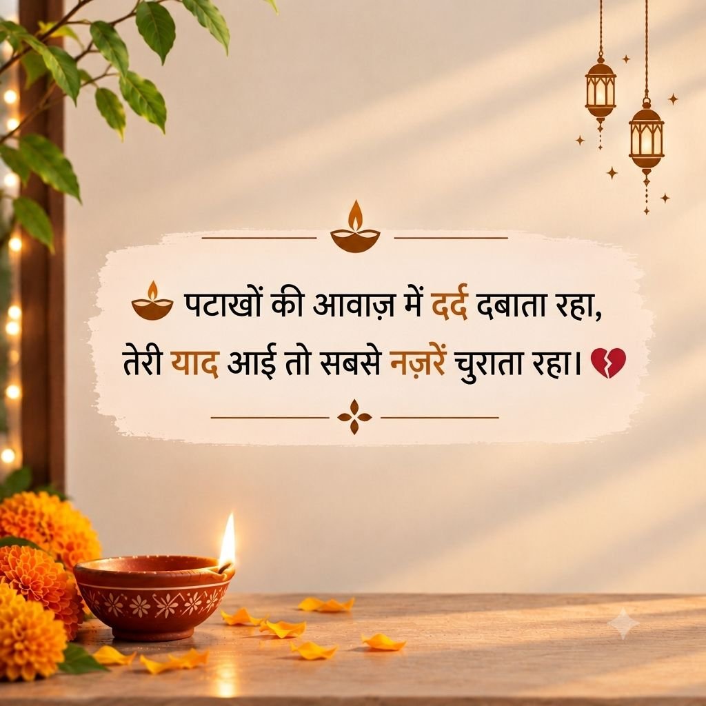 Diwali Sad Shayari For Boys