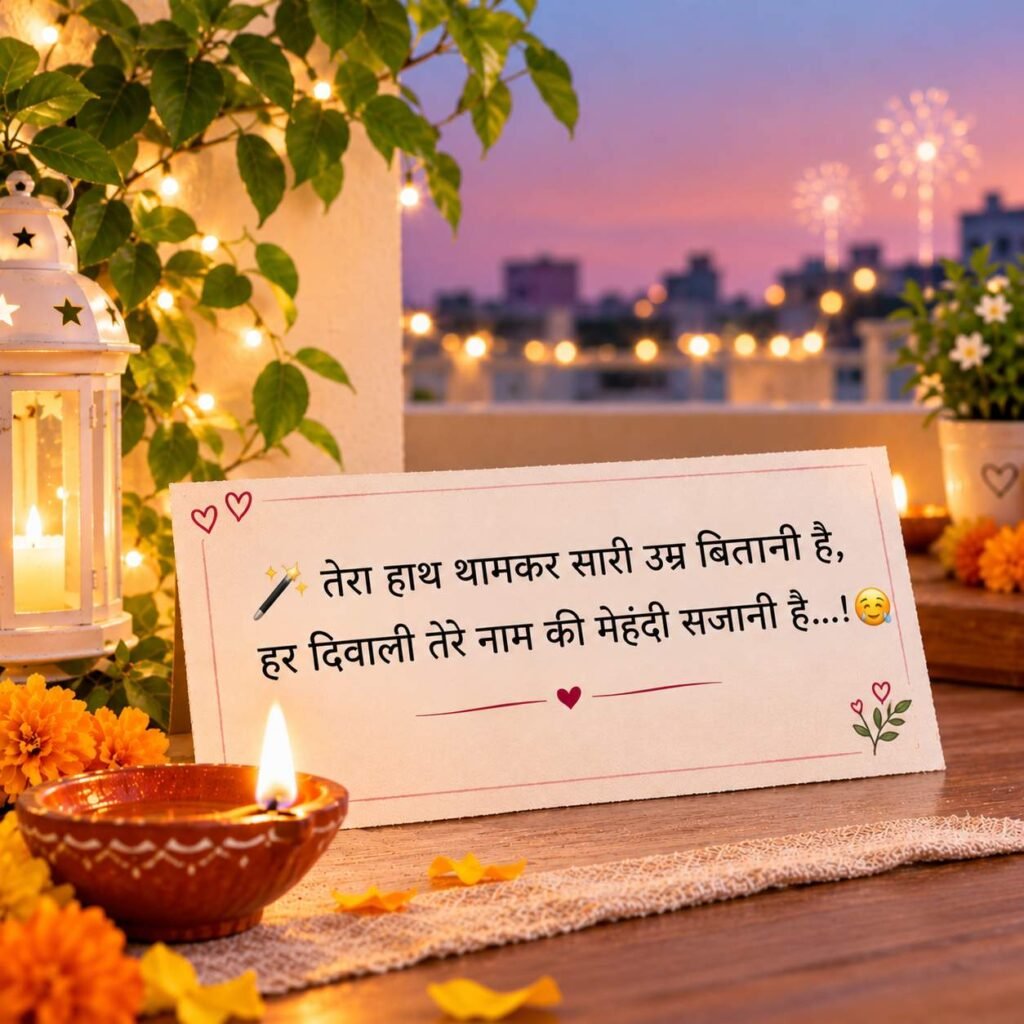 Diwali Shayari for Boyfriend