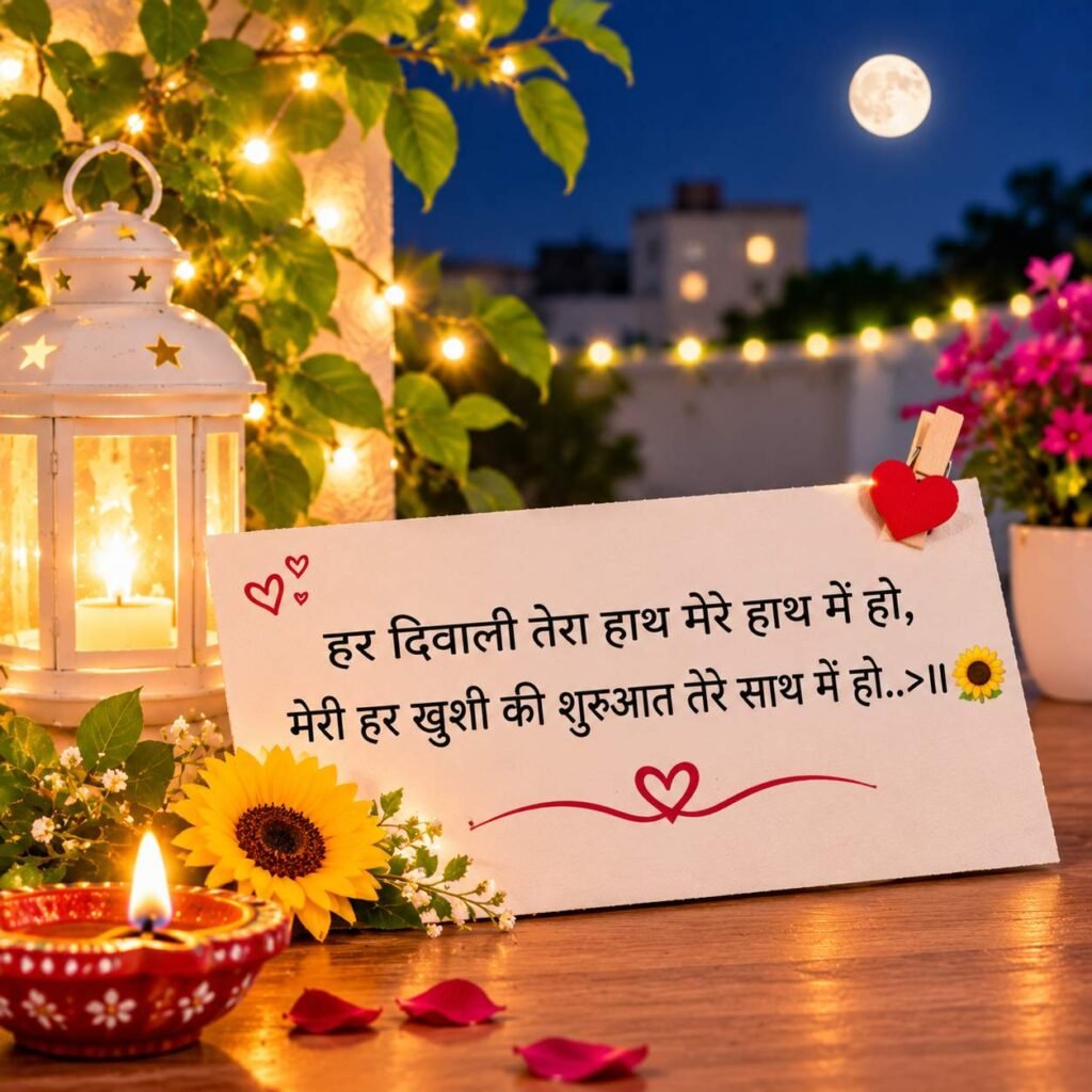 Diwali Shayari for Girlfriend