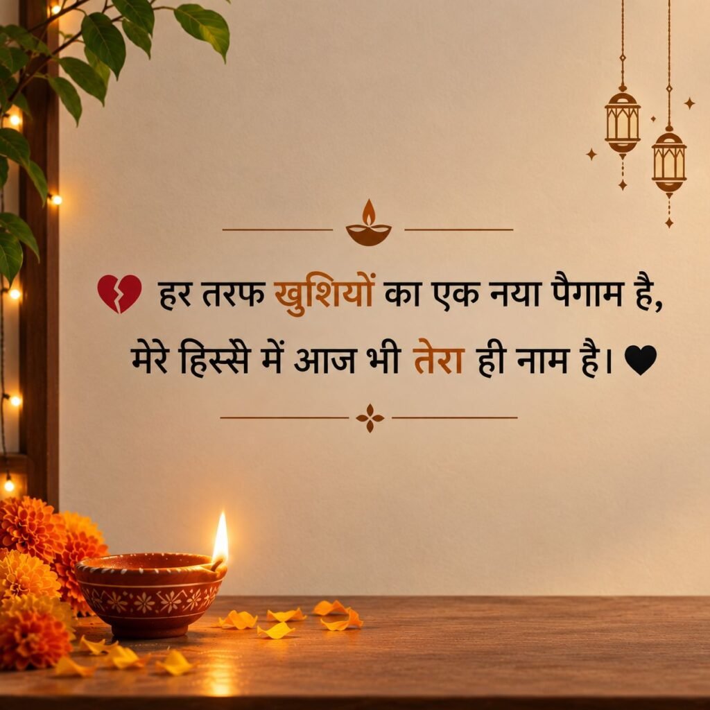 Heart Touching Diwali Sad Shayari