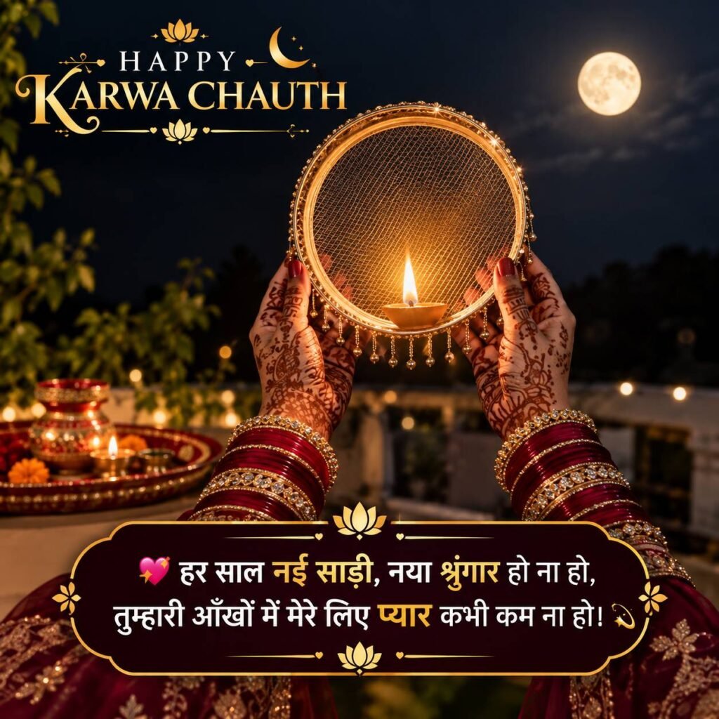 Whatsapp Karwa Chauth Wishes