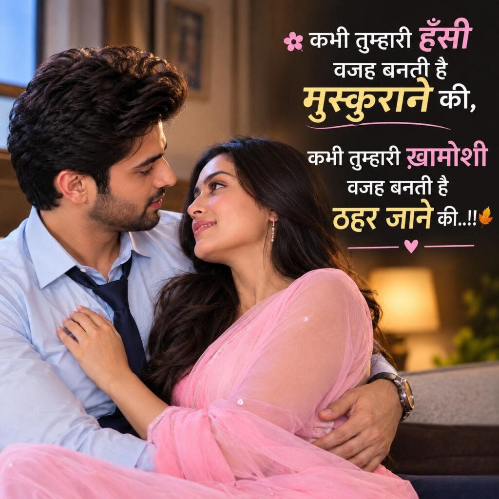 प्यार भरी दो लाइन शायरी हिंदी में
